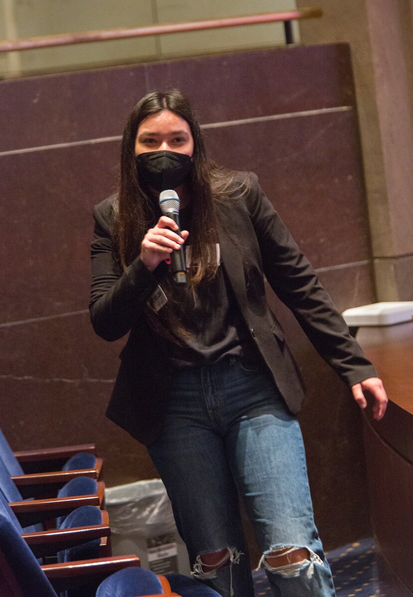 Katie Fire Thunder, 21, attended IGNITE’s Young Women Run conference and Capitol Advocacy Day in Washington, D.C. on June 28-29, 2022.