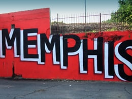 I heart Memphis mural