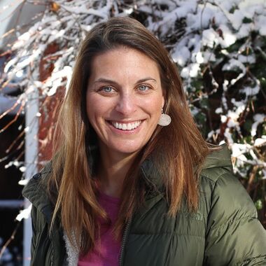Headshot of Katie Buckley, Senior Research Scientist at Teach for America. In her role, she oversees the research and measurement on students’ social, emotional, and academic development