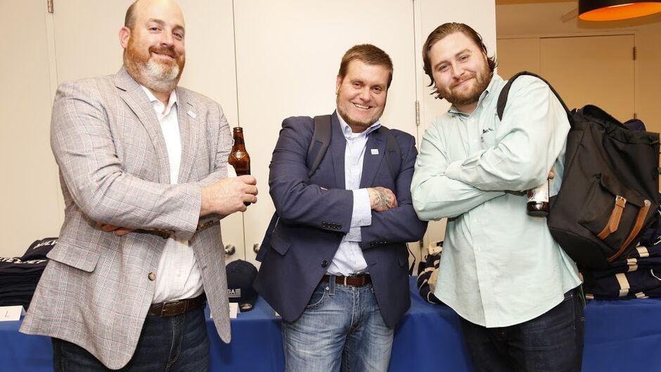 Members of the Military Vet Initative posing for a group photo.