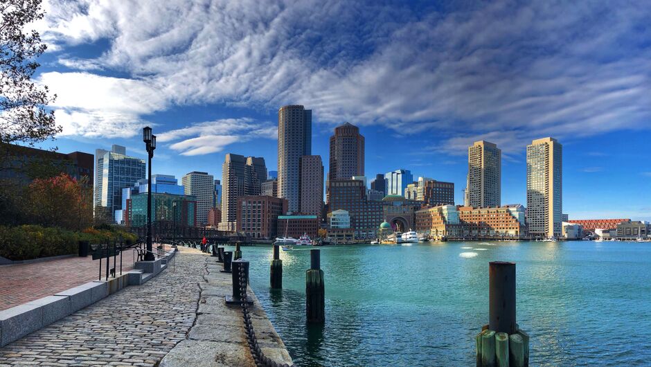 A skyline of Boston