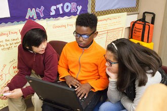 The first Knowledge Is Power Program for fifth graders launches in 1994