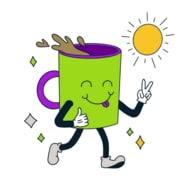 A coffee cup illustration